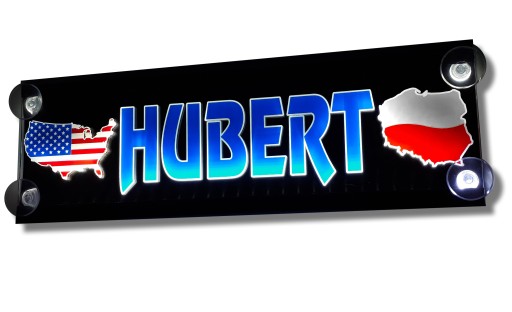 Цвет 50x16 TIR LED именная доска для водителя