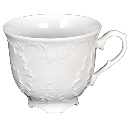 Filiżanka Biała Rococo 250 ćmielów I Chodzież Iii Filiżanka Biała Rococo 250 ćmielów I Chodzież Iii