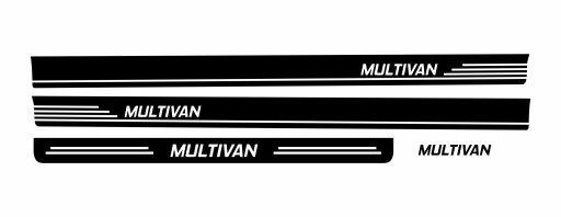 Наклейки на пояс VOLKSWAGEN T5 T6 MULTIVAN 2009-2019