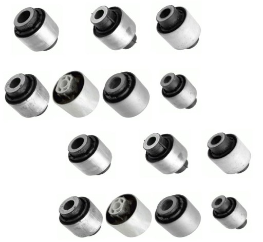 VW GOLF V 5 VI PLUS JETTA ВТУЛКИ ЗАДНІЙ КОМПЛЕКТ ВТУЛОК