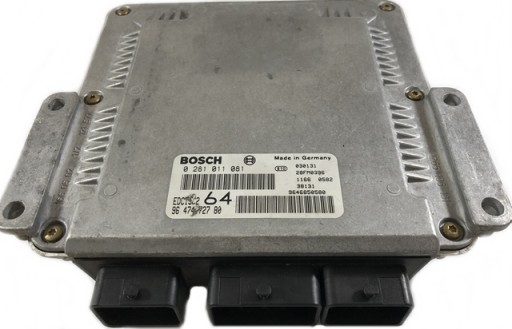 Комп'ютер ecu peugeot 9647472780 0281011081 immo вимкнено