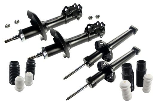 052372 - Амортизатори х4 перед + зад + бампери + чехли cordoba ibiza vw polo 6n1 6n2