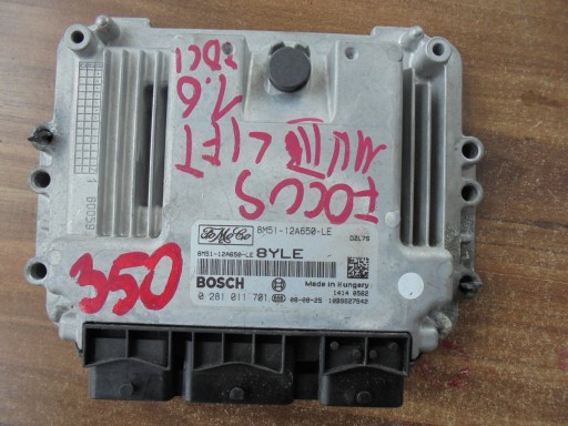8M51-12A650 - Компьютер двигателя focus ii 1.6 tdci 0281011701