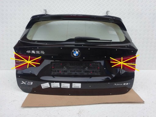 Global EU autoteile, Karosserie, Hecktüren, BMW X3 G01 heckklappe  kofferraumdeckel Abdeckung KAMERA Farbe 475 ohne lichte