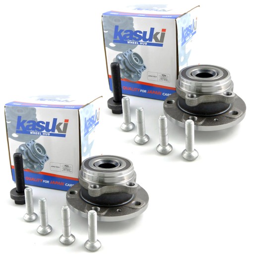 KAS006P; 1T0 - 2 передних подшипника ступицы колеса skoda octavia mk2 ii