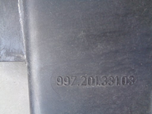 Blende Abdeckung Behälter des Kraftstoffsbehälters 99720133103 PORSCHE BOXSTER CAYMAN 987