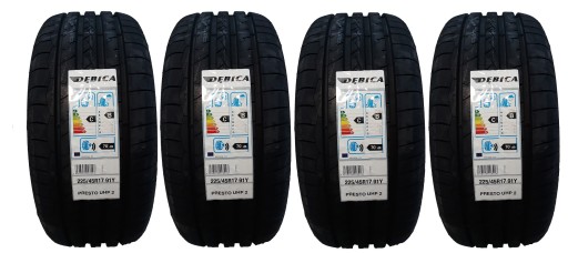 4X літні шини 225 / 45R17 Debica PRESTO UHP2