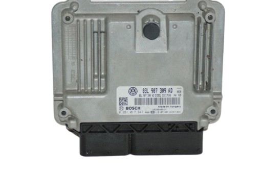 Контролер комп'ютера двигуна skoda vw seat audi 03l907309ad tdi edc 17c46