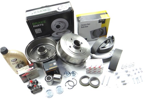 БАРАБАНЫ + ПОДШИПНИКИ ПРУЖИННЫЕ ЧЕЛЮСТИ OPEL CORSA C ABS