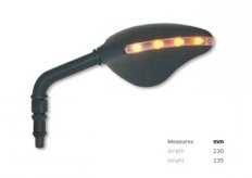 FAR7099 - ДАЛЬНЕЕ УНИВЕРСАЛЬНОЕ ЛЕВОЕ ЗЕРКАЛО + СВЕТОДИОДНЫЙ СИГНАЛ ПОВОРОТА