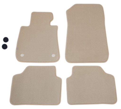 BMW S3 E90 / 91 04-12R. велюровые коврики на липучке