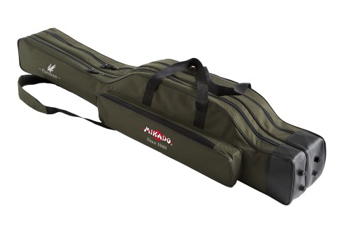 Чохол для вудки Mikado UWD-12002G-140W, 2 відділення, 140 см, зелений