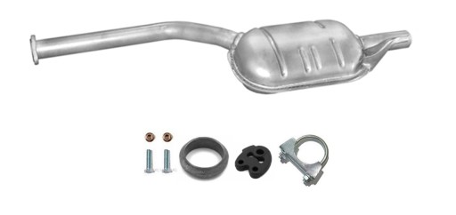 13.07 - MERCEDES W124 200 250 2.0 D 2.5 D середній глушник