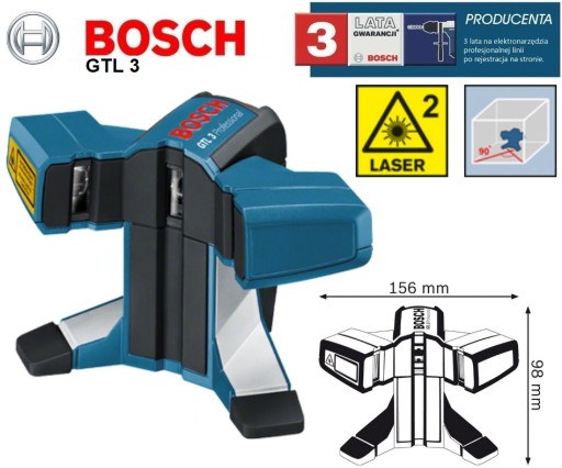 Bosch Gtl 3 Professional Laser Do Ukladania Plytek 9469817985 Allegro Pl