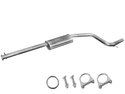 08.595 08.658 - FORD MONDEO MK3 2.0 D 2.2 D ГЛУШИТЕЛЬ + КОМПЛЕКТ '