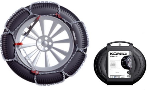 Ланцюги konig cb-12 102 235/45r18 245/40r18 сильні