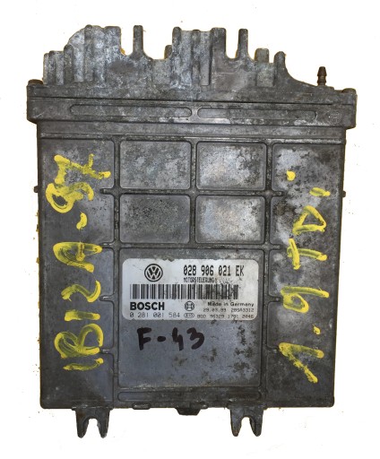 Эбу сиденья ibiza 1.9tdi 028906021ek 0281001584