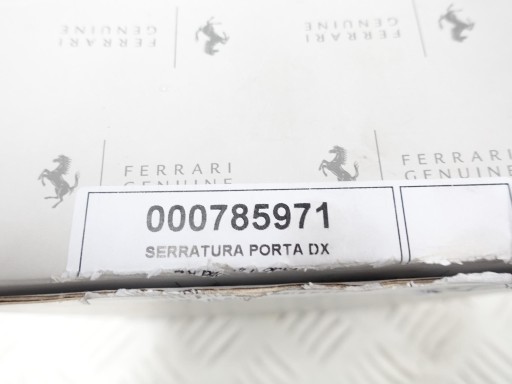 FERRARI 458 ITALIA 488 lock door PRAWYCH rope