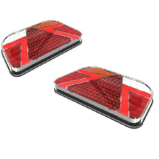 L1876+L1877 - Світлодіодна лампа трикутник 7 функція пара хіт комплект Ново