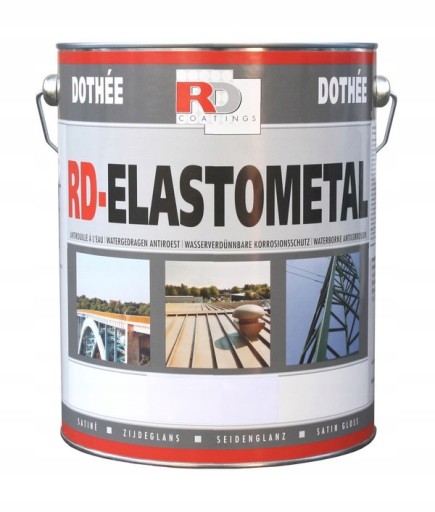 RD-Elastometal čierna údržbová farba podvozku 800 ml