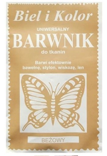 Barwnik do tkanin farba BEŻOWY