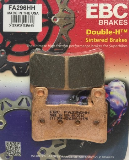 FA296HH - ПЕРЕДНІ КОЛОДКИ HARLEY FLSTFB FLFBS FLSTC FLHC FLHCS