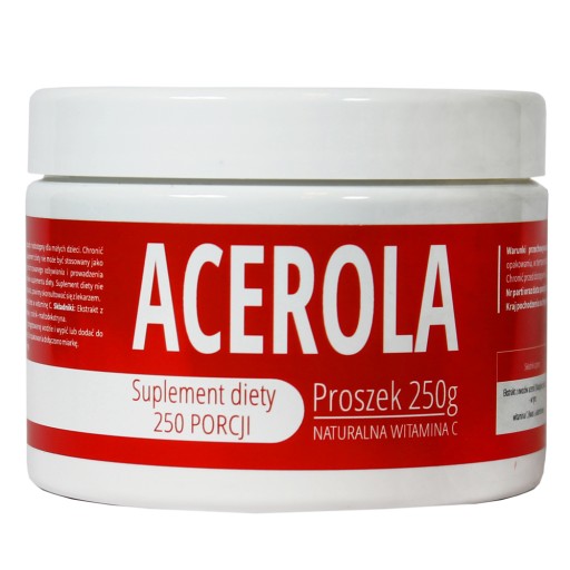 ACEROLA w proszku 250 g 100 % NATURALNA WITAMINA C