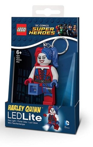 LEGO SUPER HEROES PŘÍVĚSEK NA KLÍČE LED HARLEY QUINN LGL KE99