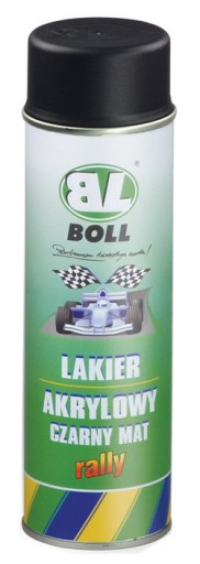BOLL акриловый лак матовый черный ралли спрей краска