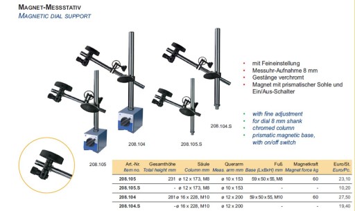 L-280 ARM d12 60N практичный магнитный штатив