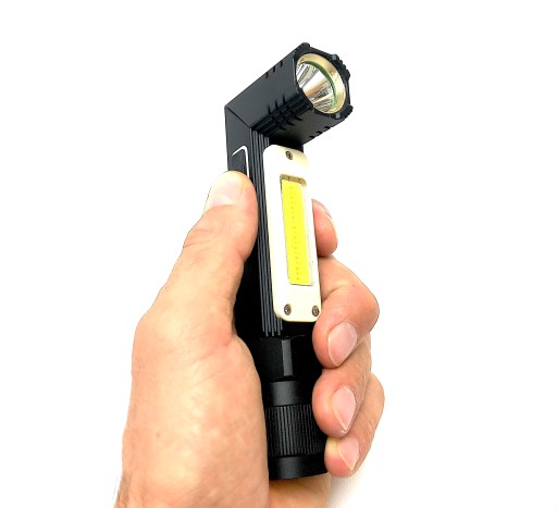 КУТОВИЙ ЛІХТАРИК АКУМУЛЯТОРНИЙ МАГНІТ USB COB XML LED