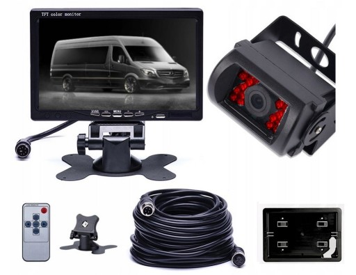 КАМЕРА ЗАДНЬОГО ВИДУ АВТОБУСА SOLO IR 18 LED SOLID