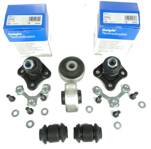 TC824 TC825 - Шпильки delphi + суцільні втулки audi a3 8l golf iv
