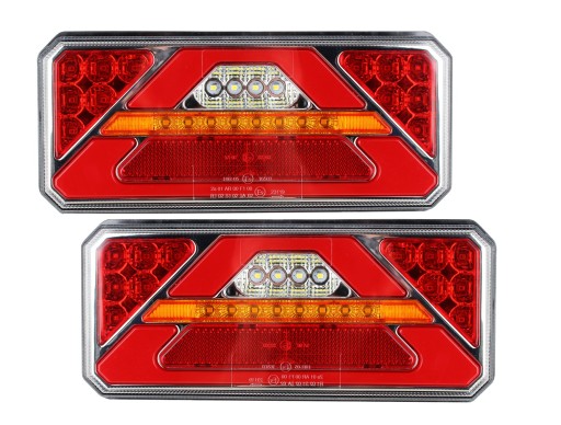 66055 - СВЕТОДИОДНЫЙ ЗАДНИЙ ФОНАРЬ ПАРА ДИНАМИЧЕСКОЕ НАПРАВЛЕНИЕ 5 ФУНКЦИЙ