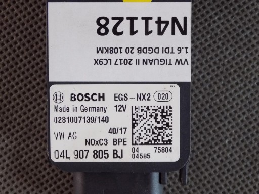 VW TIGUAN II SONDA LAMBDA NOX 04L907805BJ
