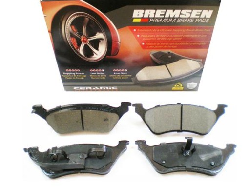 BCD751 - CHRYSLER VOYAGER ТОРМОЗНЫЕ КОЛОДКИ ЗАДНИЕ CERAMI 01-07