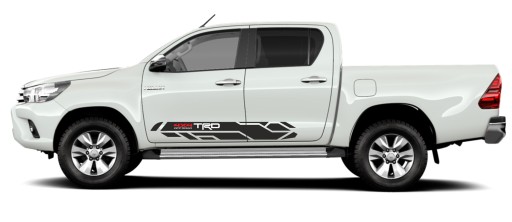Toyota Hilux пикап 4X4 OFF-ROAD BELTS Stickers
