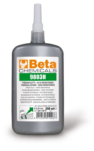 АНАЭРОБНЫЙ КЛЕЙ ДЛЯ РЕЗЬБЫ 250ML BETA 9803H / 250B