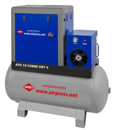 ГВИНТОВИЙ КОМПРЕСОР AIRPRESS APS 10 COMBI DRY X 500L 369010