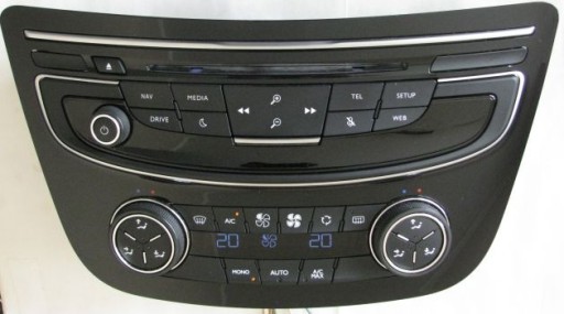 PEUGEOT 508 ПАНЕЛЬ КЛЮЧІ НАВІГАЦІЯ КОНДИЦІОНЕР