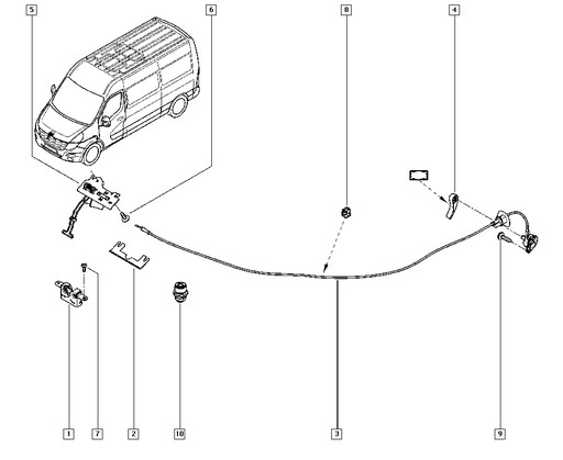 Linka Otwierania Maski Renault Master Iii Movano Za 106 Zł Z Bydgoszcz - Allegro.pl - (7582374636)