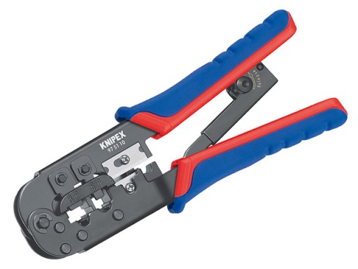 Обжимной инструмент 8 / 6P RJ45/12/11 KNIPEX 975110