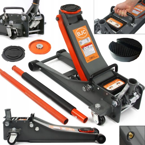 Низкопрофильный подъемник лягушка 3T BJC 75-500+2XGUMA