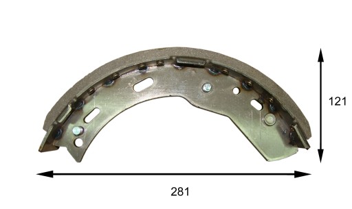 00112867 - Гальмівна колодка вилочний навантажувач TOYOTA 7 FG FD K40