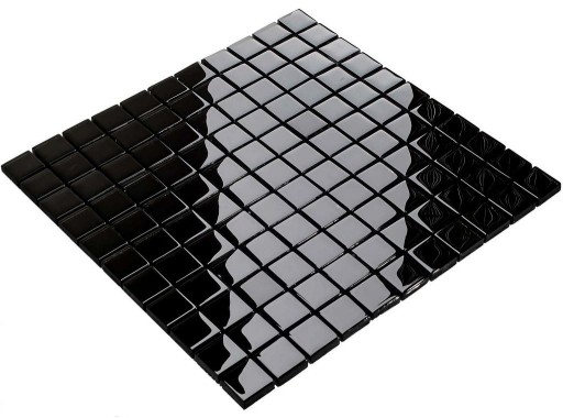 Sklenená mozaika čierna 804 kúpeľňa, kuchyňa,