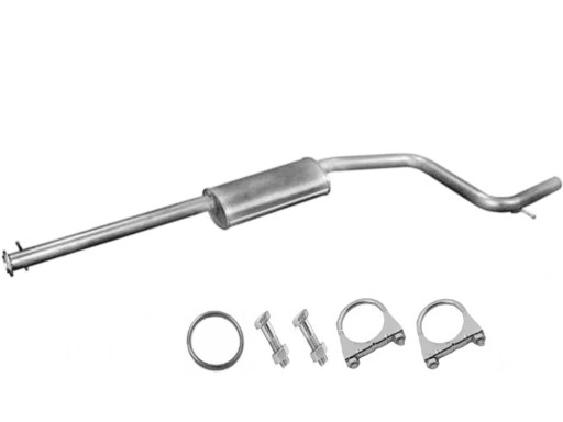 08.595 08.658 - ГЛУШИТЕЛЬ + КОМПЛЕКТ-FORD MONDEO MK3 2.0 D 2.2 D '