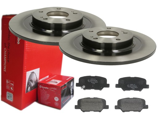 ДИСКИ BREMBO ЗАДНІ MITSUBISHI ASX 302MM