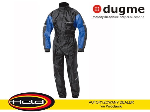 Дождевик удерживаемый всплеск синий-S