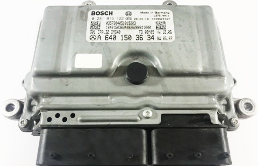 Эбу компьютера mercedes w245 a6401503634 0281015122