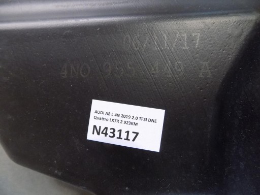 AUDI A8 4N washer fluid tank LEJEK POMPKI